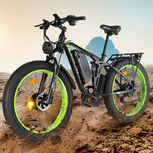 Smlro V3 Plus Electric Bicycle, 2000W Dual Motor 26'' Fat Tire Electric Bike, Full Suspension, 48V 22.4AH Removable Battery, 7 Speed up to 35MPH, Mountain Snow Ebike for Adults